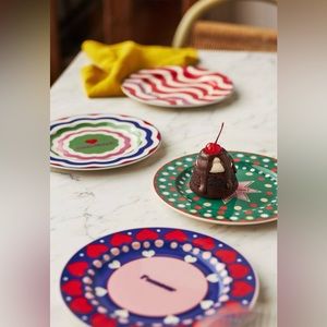 NWT. NIB Maeve by Anthropologie Dessert Plates. Set of 4 Boxed se…